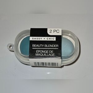 Sassy + Chic Beauty Blender Duo - Blue & Light Blue BNIB